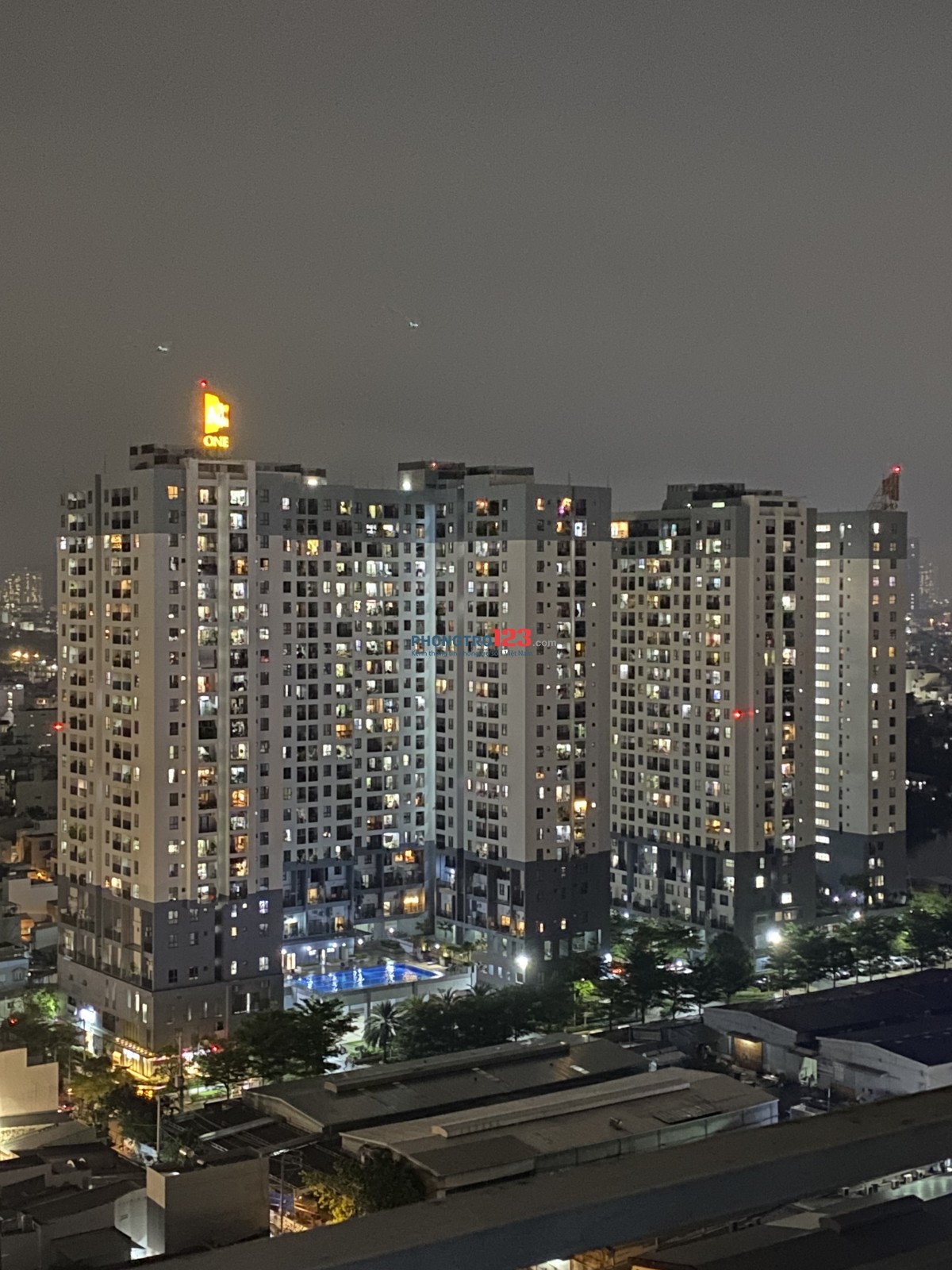 Phòng cho thuê trong căn hộ Tầng 20 QCGL Q7