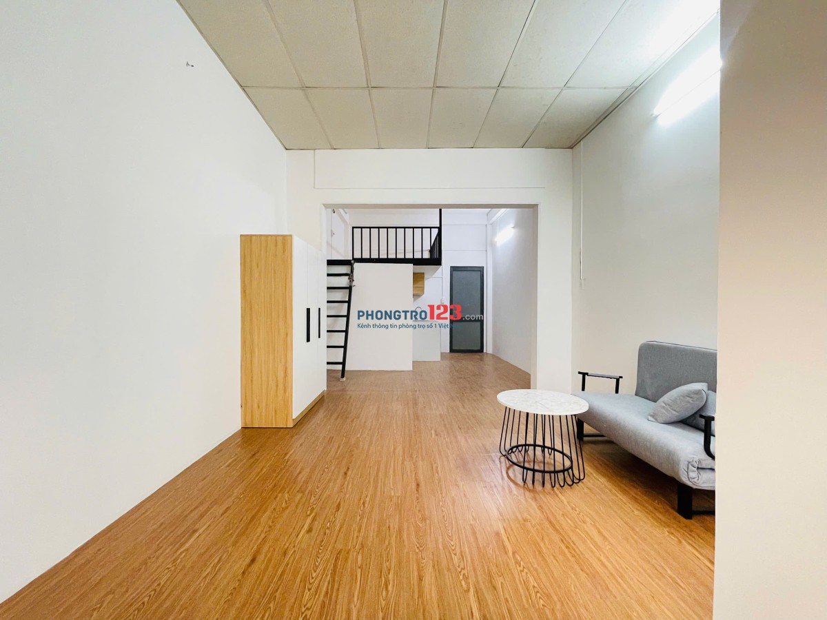 Khai trương căn 1PN + Gác 50m2 ban công siêu rộng ngay khu K300 quận Tân Bình