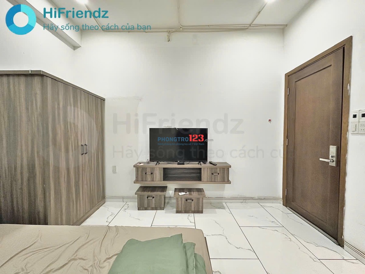 Cho Thuê căn hộ Studio Cao Cấp tiện nghi đầy đủ. Có cả Gym nha