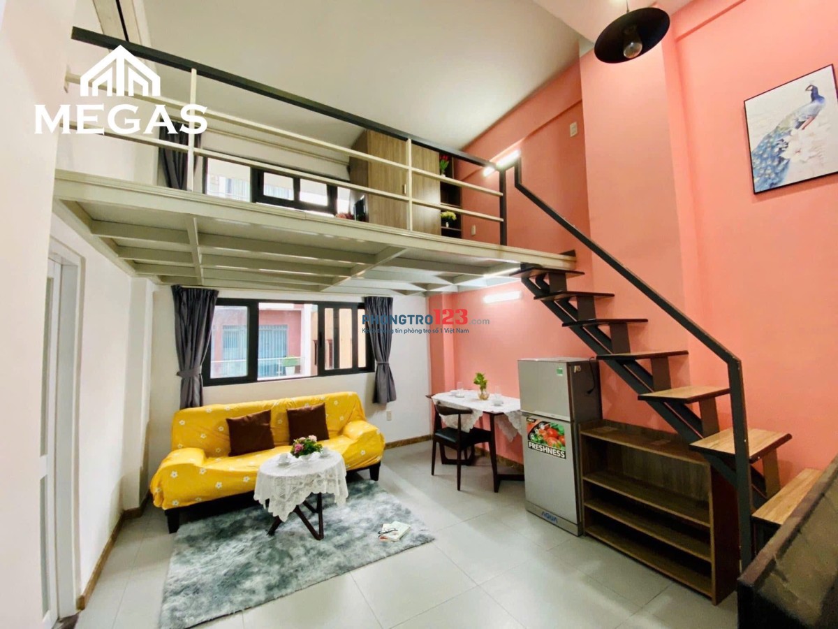 DUPLEX 2 GIƯỜNG - 40m2 - FULL NỘI THẤT - MÁY GIẶT RIÊNG, SOFA NGAY GO NTT