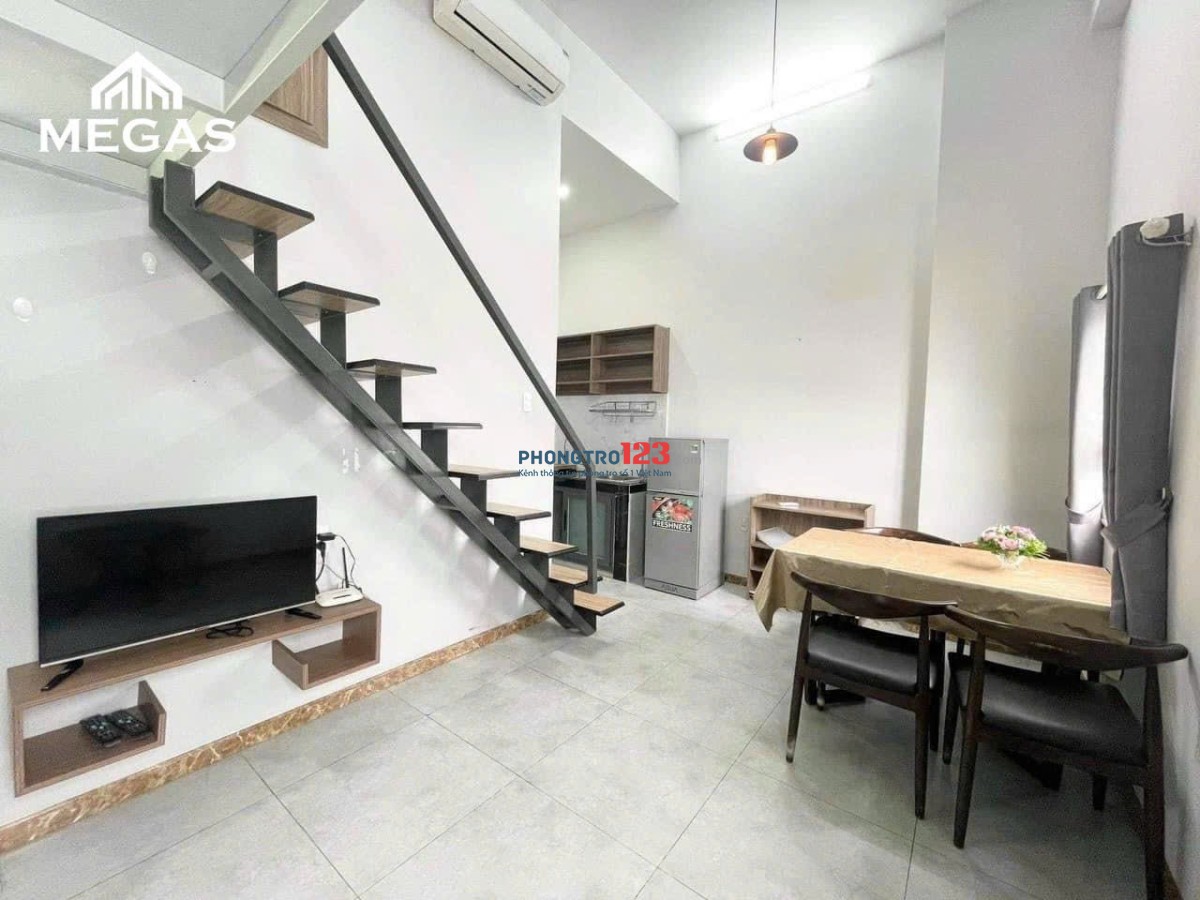 DUPLEX 2 GIƯỜNG - 40m2 - FULL NỘI THẤT - MÁY GIẶT RIÊNG, SOFA NGAY GO NTT