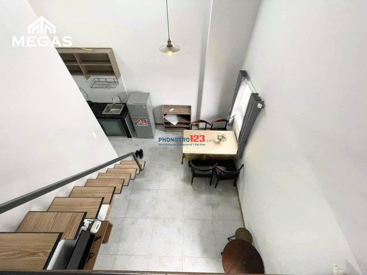DUPLEX 2 GIƯỜNG - 40m2 - FULL NỘI THẤT - MÁY GIẶT RIÊNG, SOFA NGAY GO NTT