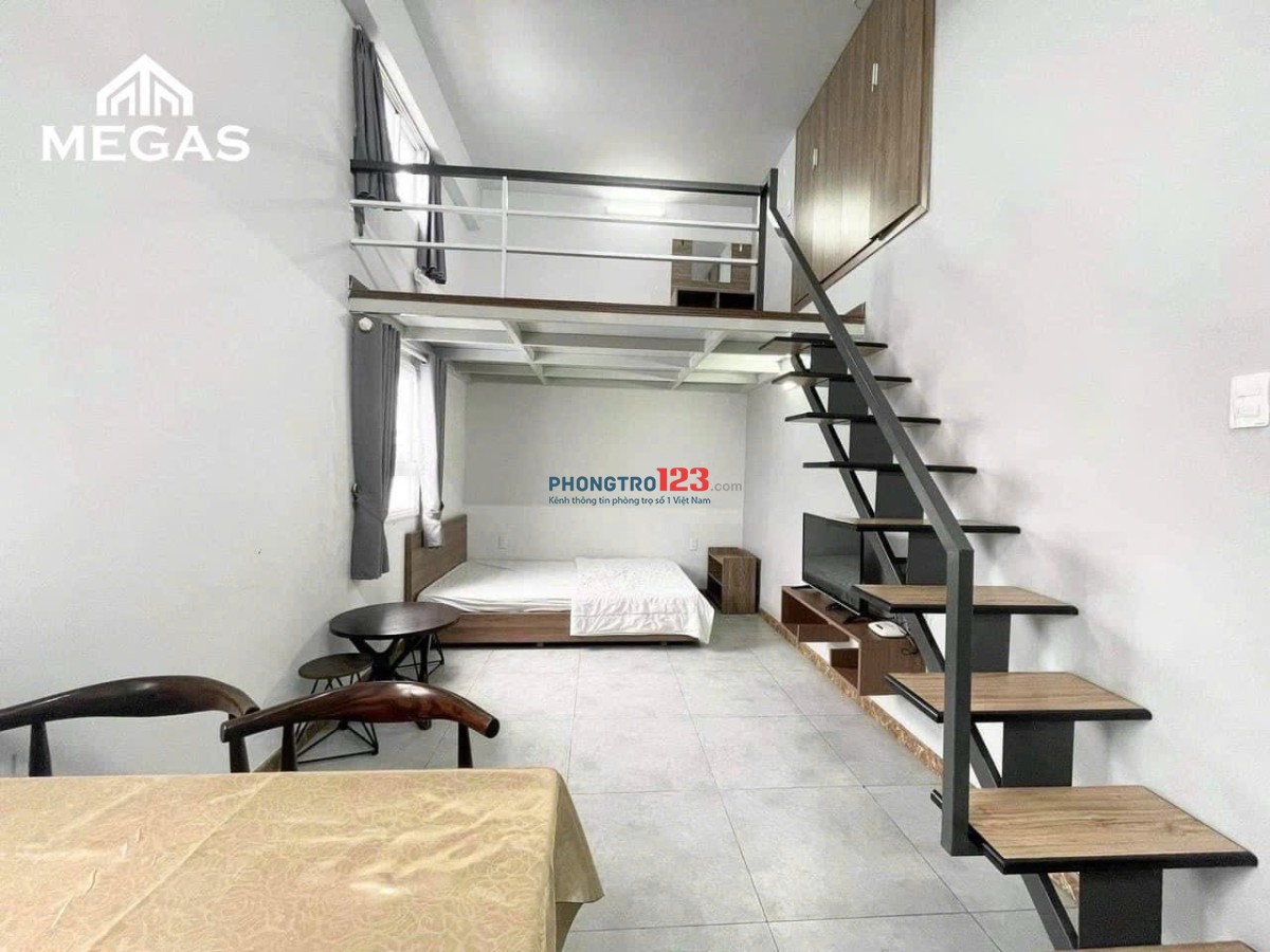DUPLEX 2 GIƯỜNG - 40m2 - FULL NỘI THẤT - MÁY GIẶT RIÊNG, SOFA NGAY GO NTT