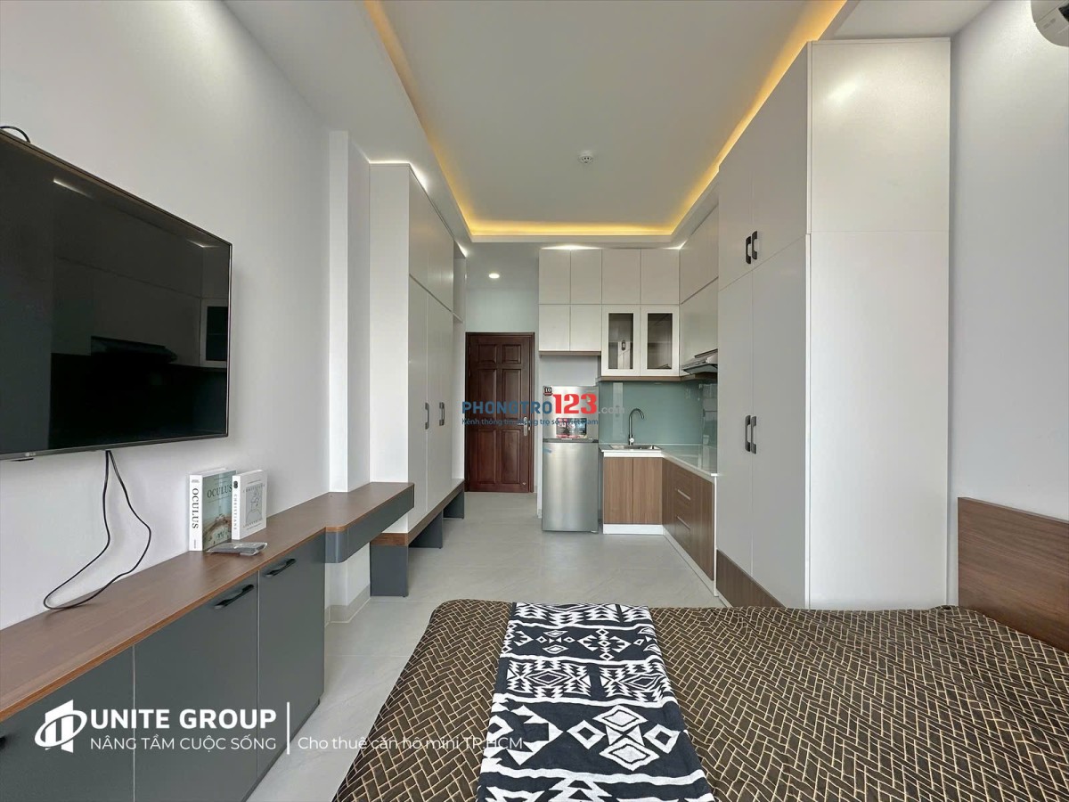 Khai trương căn hộ studio bancong full nội thất tại Dương Bá Trạc Q8, ngay cầu Nguyễn Văn Cừ