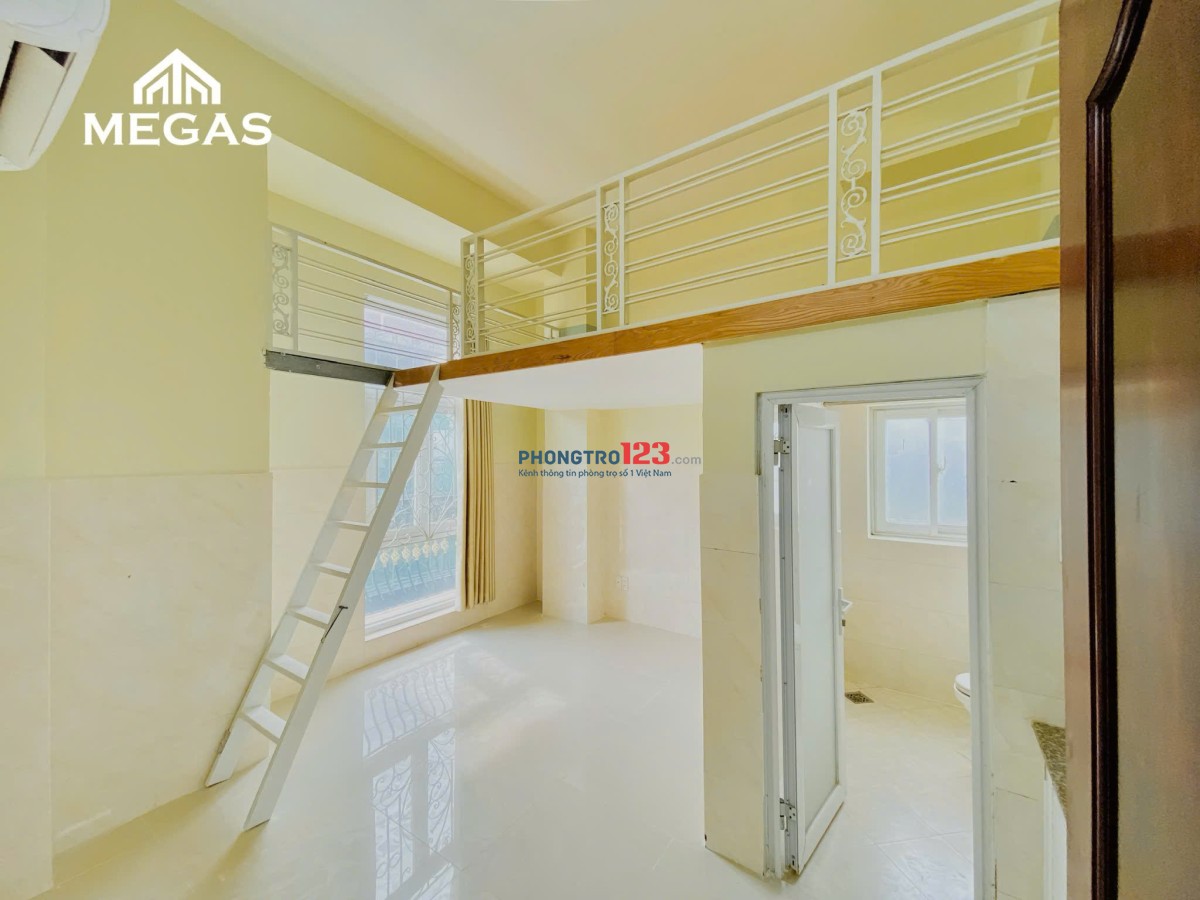 PHÒNG GÁC CAO 40M2 CHỢ TÂN QUY - 2 CỬA SỔ MẶT TIỀN, 4NG THOẢI MÁI