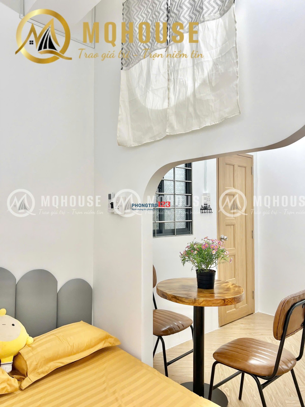 CHO THUÊ CĂN HỘ 1PN MỚI FULL NT CAO CẤP - MIỄN PHÍ PHÍ QUẢN LÝ/ NƯỚC CHO HĐ THÁNG 6
