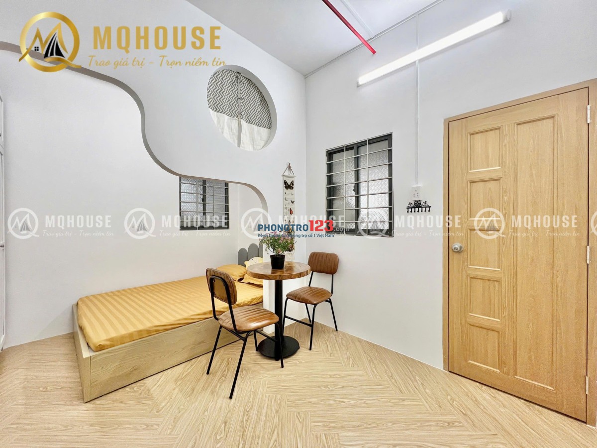 CHO THUÊ CĂN HỘ 1PN MỚI FULL NT CAO CẤP - MIỄN PHÍ PHÍ QUẢN LÝ/ NƯỚC CHO HĐ THÁNG 6