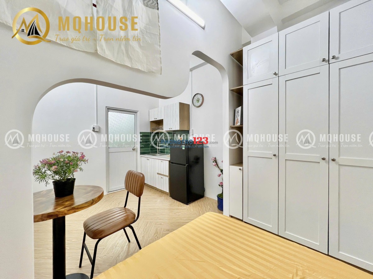CHO THUÊ CĂN HỘ 1PN MỚI FULL NT CAO CẤP - MIỄN PHÍ PHÍ QUẢN LÝ/ NƯỚC CHO HĐ THÁNG 6