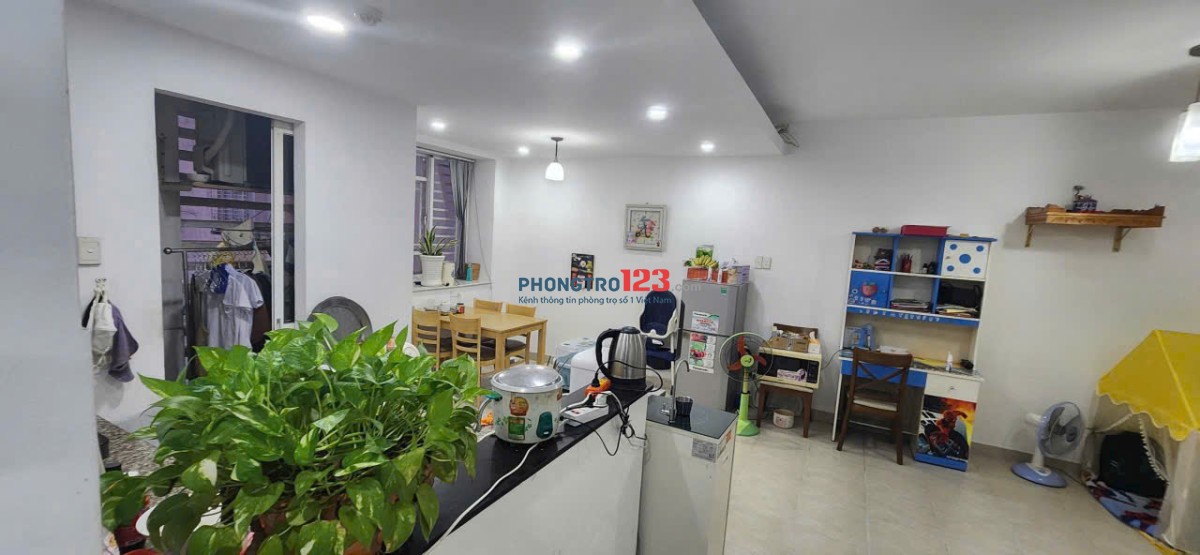 Chung cư Nguyễn Ngọc Phương, P3, BT: 2p ngủ, nhà mới, ban công, 11tr/th