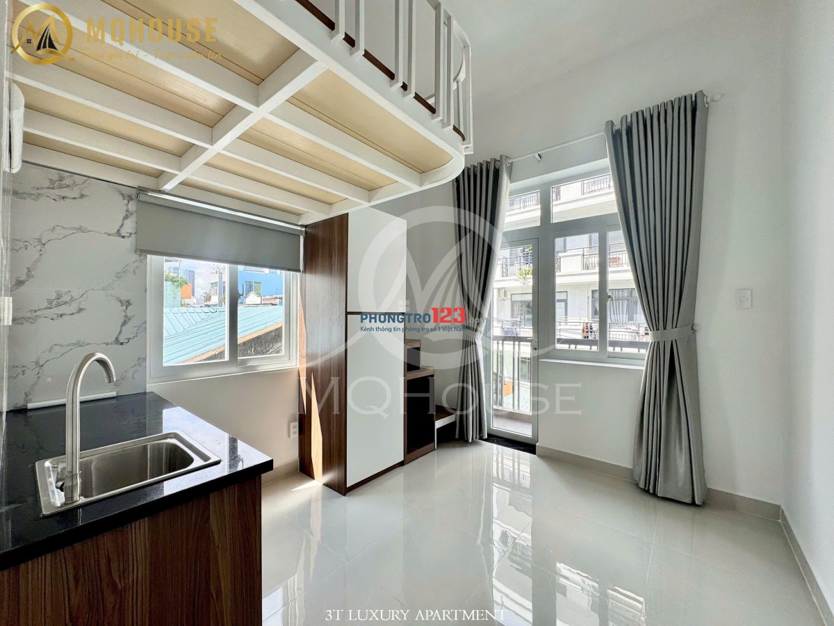 Cho Thuê Căn Hộ - Mới 100% - Bancol - Máy Giặt Riêng - Đi Bộ Tới ĐH Kinh Tế UEF - Ngã 4 Hàng Xanh