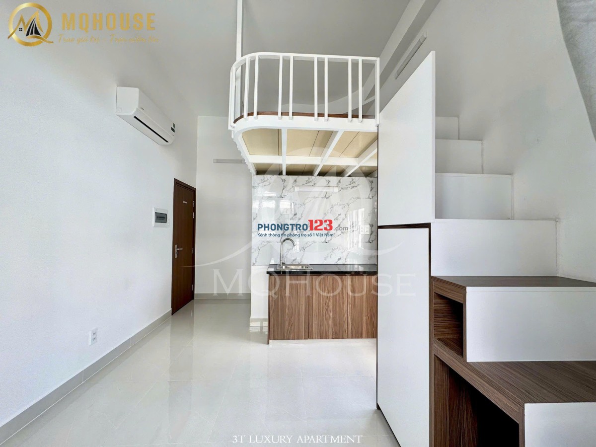 Cho Thuê Căn Hộ - Mới 100% - Bancol - Máy Giặt Riêng - Đi Bộ Tới ĐH Kinh Tế UEF - Ngã 4 Hàng Xanh