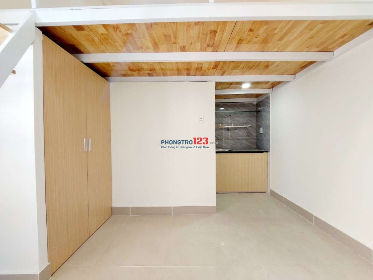PHÒNG GÁC DUPLEX MỚI NHƯ HÌNH NGAY CV GIA ĐỊNH