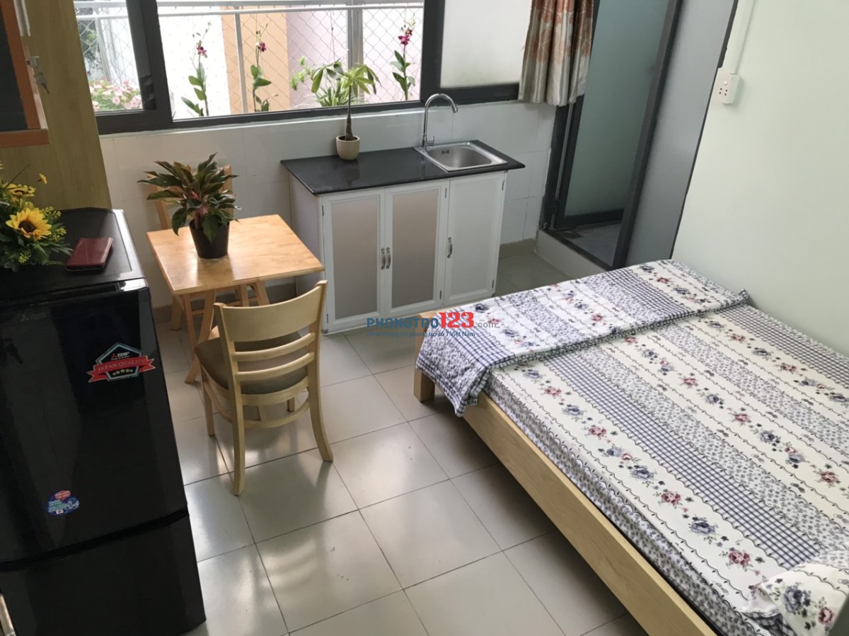 Phòng trọ full nội thất cạnh Lotter Cộng Hoà, Chợ Hoàng Hoa Thám