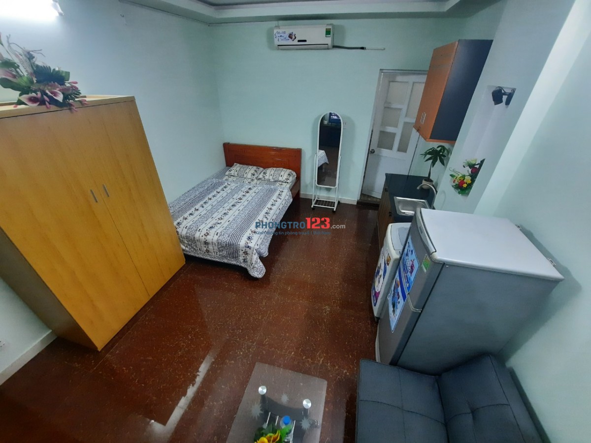 Phòng trọ full nội thất cạnh Lotter Cộng Hoà, Chợ Hoàng Hoa Thám