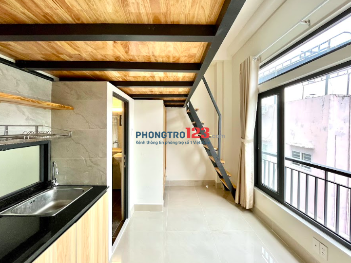 Cho thuê phòng gác lửng full tiện nghi gần cầu Thị Nghè Quận 1