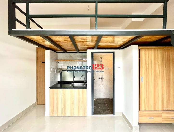 Cho thuê phòng gác lửng full tiện nghi gần cầu Thị Nghè Quận 1