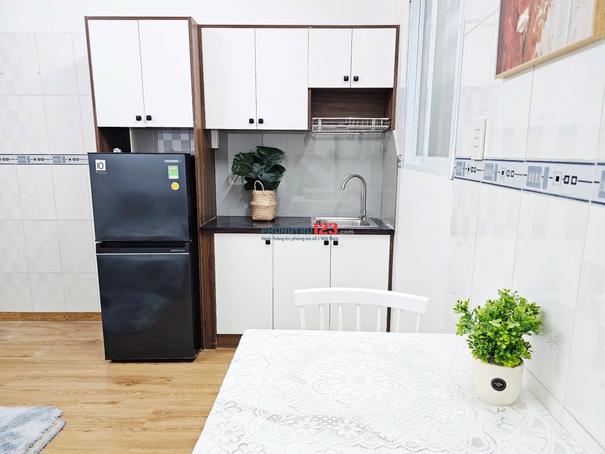 Phòng Bình Thạnh Cho Thuê Nhà mới 100%, Máy Giặt Riêng gần chợ Bà Chiểu