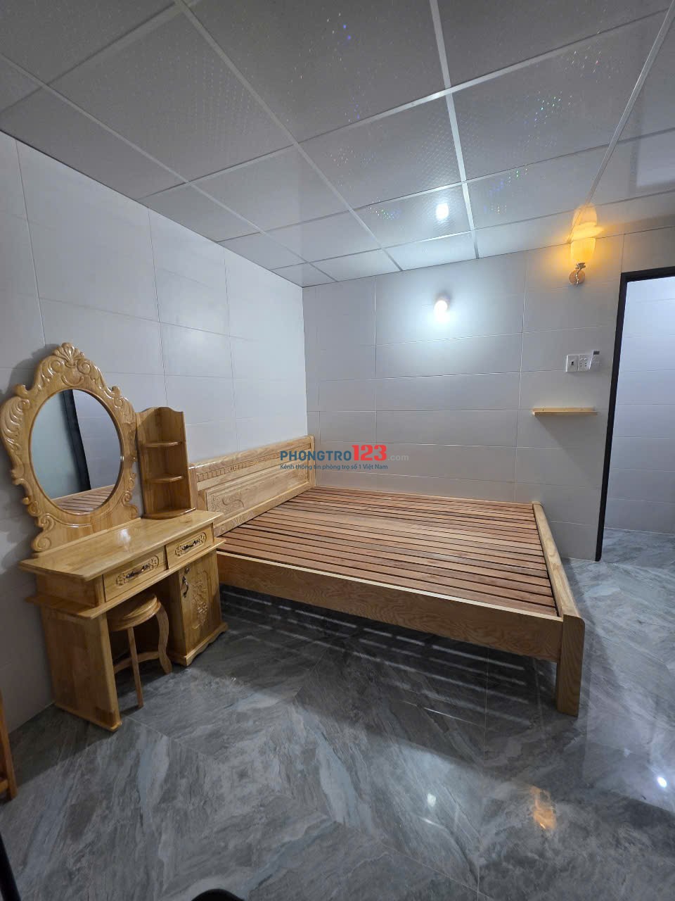PHÒNG TRỌ MỚI XÂY – 1 TRỆT 1 LẦU – FULL NỘI THẤT