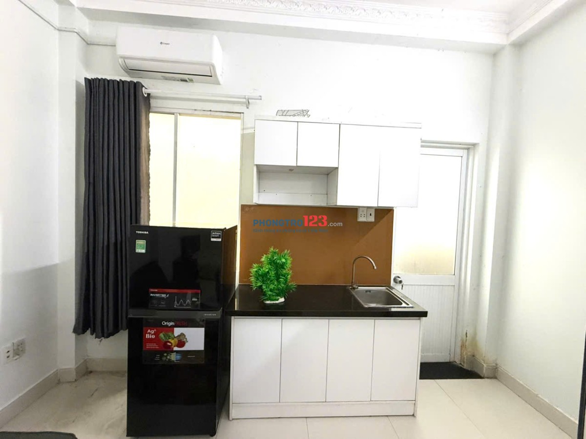 STUDIO FULL NỘI THẤT BÌNH THẠNH VỊ TRÍ ĐẸP