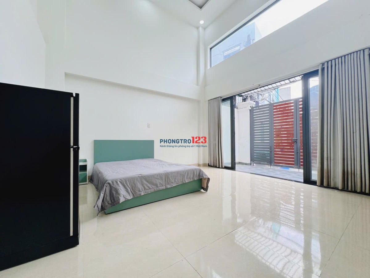 STUDIO SÂN TRƯỚC CÓ LỐI ĐI RIÊNG, PHÒNG MỚI