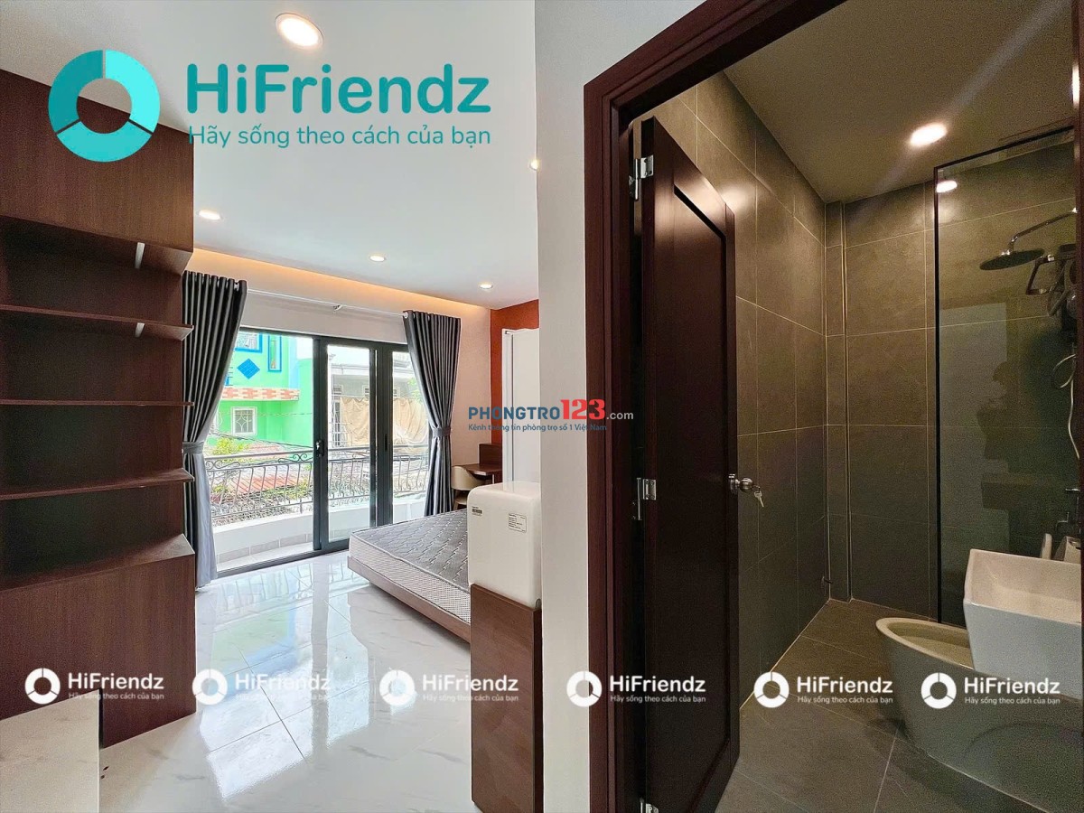 Cho thuê căn hộ ban công riêng cao cấp ngay công viên Gia Định