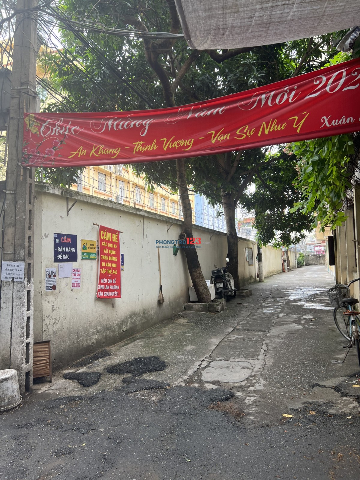 Chính chủ: cho thuê nhà riêng 3 tầng, dt sàn 38m2 ở tt Thông tin, 117 Trần Cung