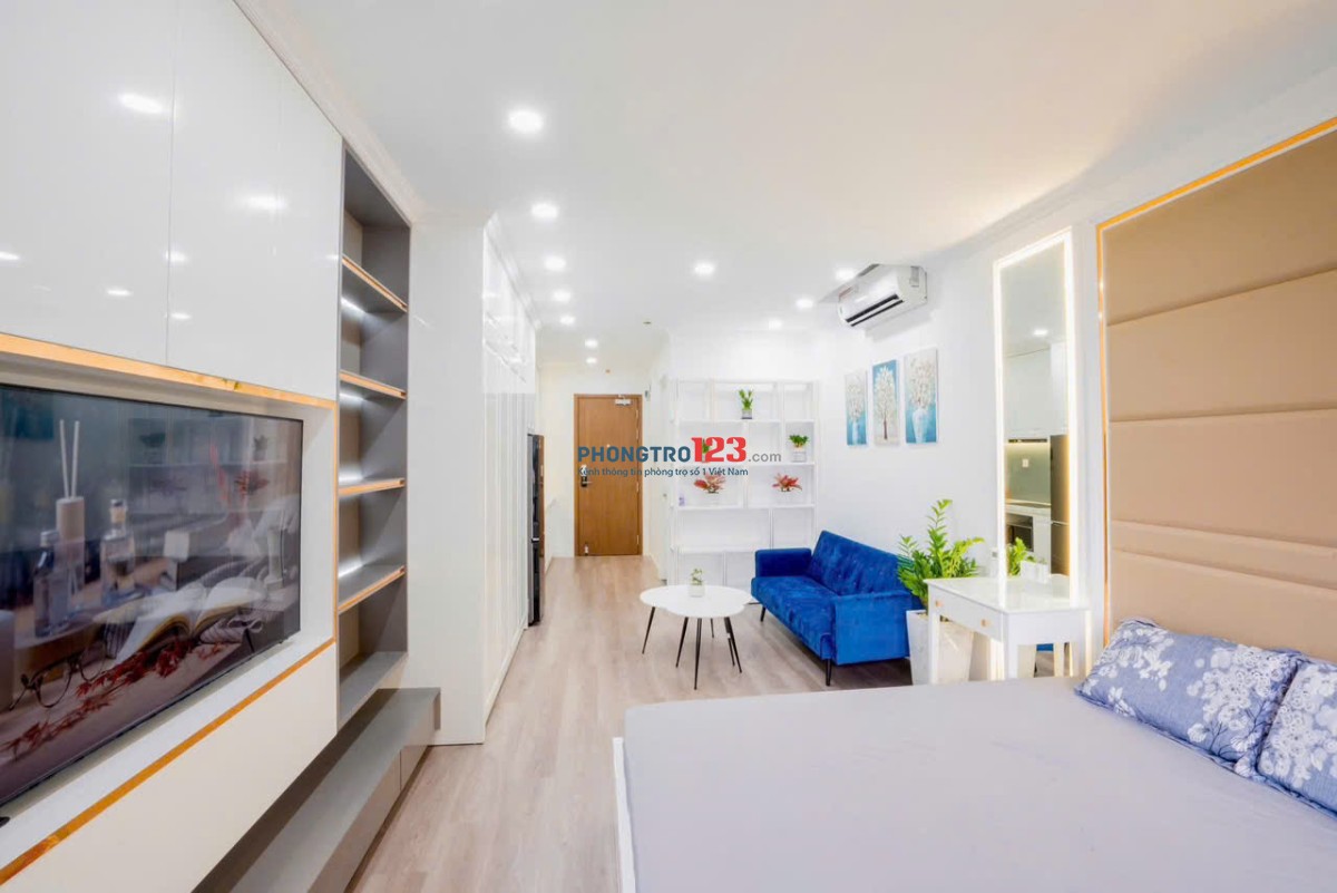 Chung cư Sky Center, Phổ Quang, P2, TB: 1p ngủ, đầy đủ nội thất, 10tr5/th