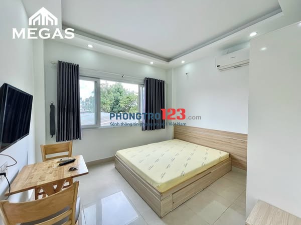 Cho thuê phòng có cửa sổ lớn Nơ Trang Long, gần Chợ Bà Chiểu, Vincom Nguyễn Xí, gần Q1, Phú Nhuận