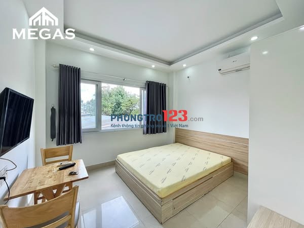 Cho thuê phòng có cửa sổ lớn Nơ Trang Long, gần Chợ Bà Chiểu, Vincom Nguyễn Xí, gần Q1, Phú Nhuận