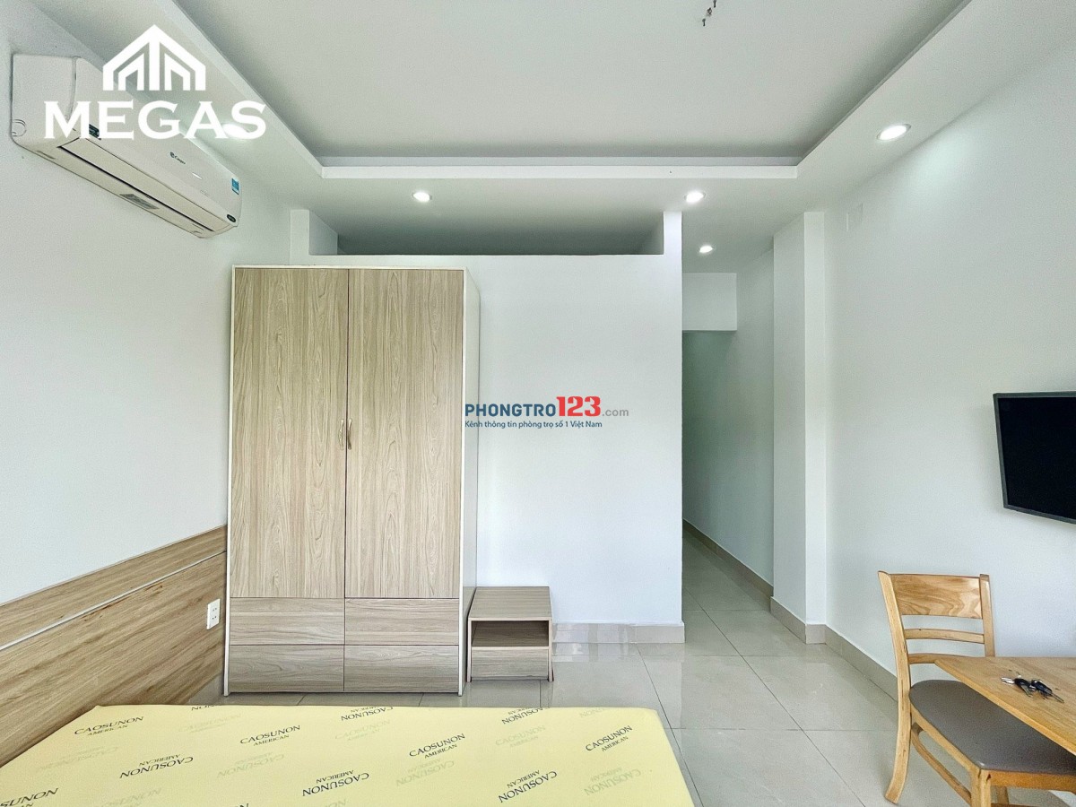 Cho thuê phòng có cửa sổ lớn Nơ Trang Long, gần Chợ Bà Chiểu, Vincom Nguyễn Xí, gần Q1, Phú Nhuận