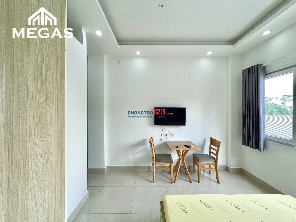 Cho thuê phòng có cửa sổ lớn Nơ Trang Long, gần Chợ Bà Chiểu, Vincom Nguyễn Xí, gần Q1, Phú Nhuận