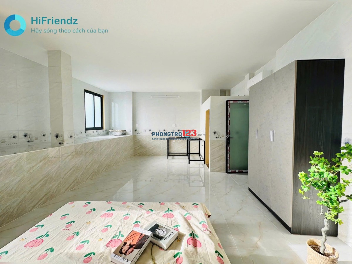 STUDIO SIÊU RỘNG FULL NỘI THẤT CỬA SỔ TRỜI THOÁNG MÁT