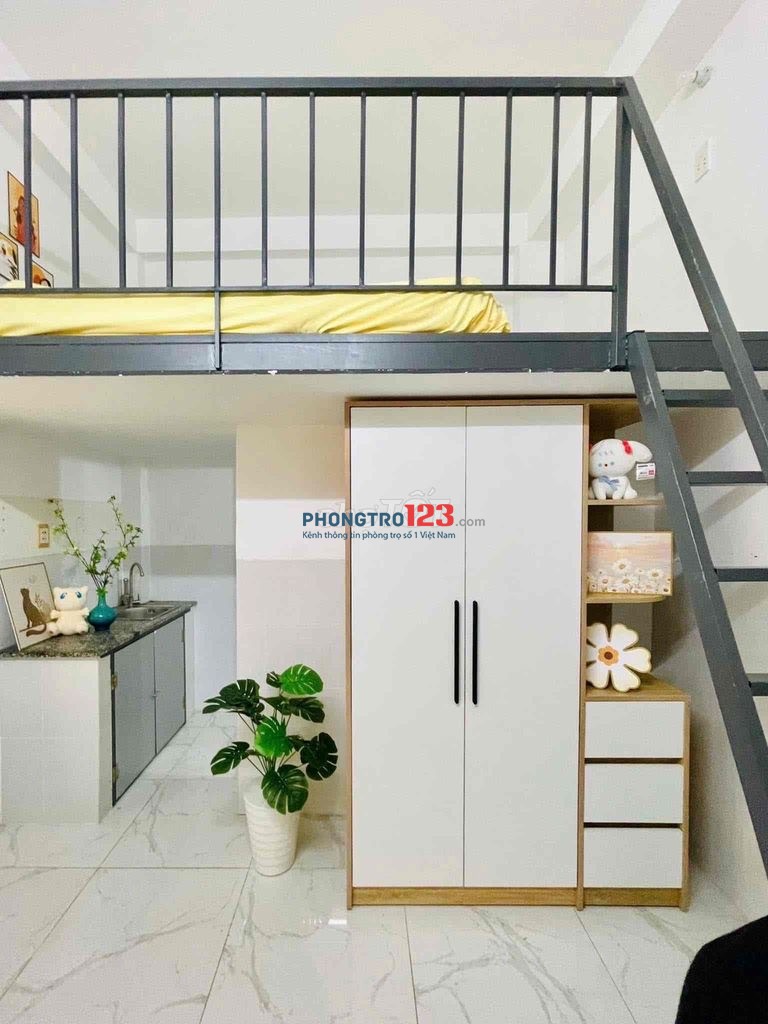 Cho Thuê Phòng Trọ Xinh Giá Rẻ Gần CÔNG VIÊN HOÀNG VĂN THỤ Full Nội Thất Tủ Lạnh Máy Lạnh