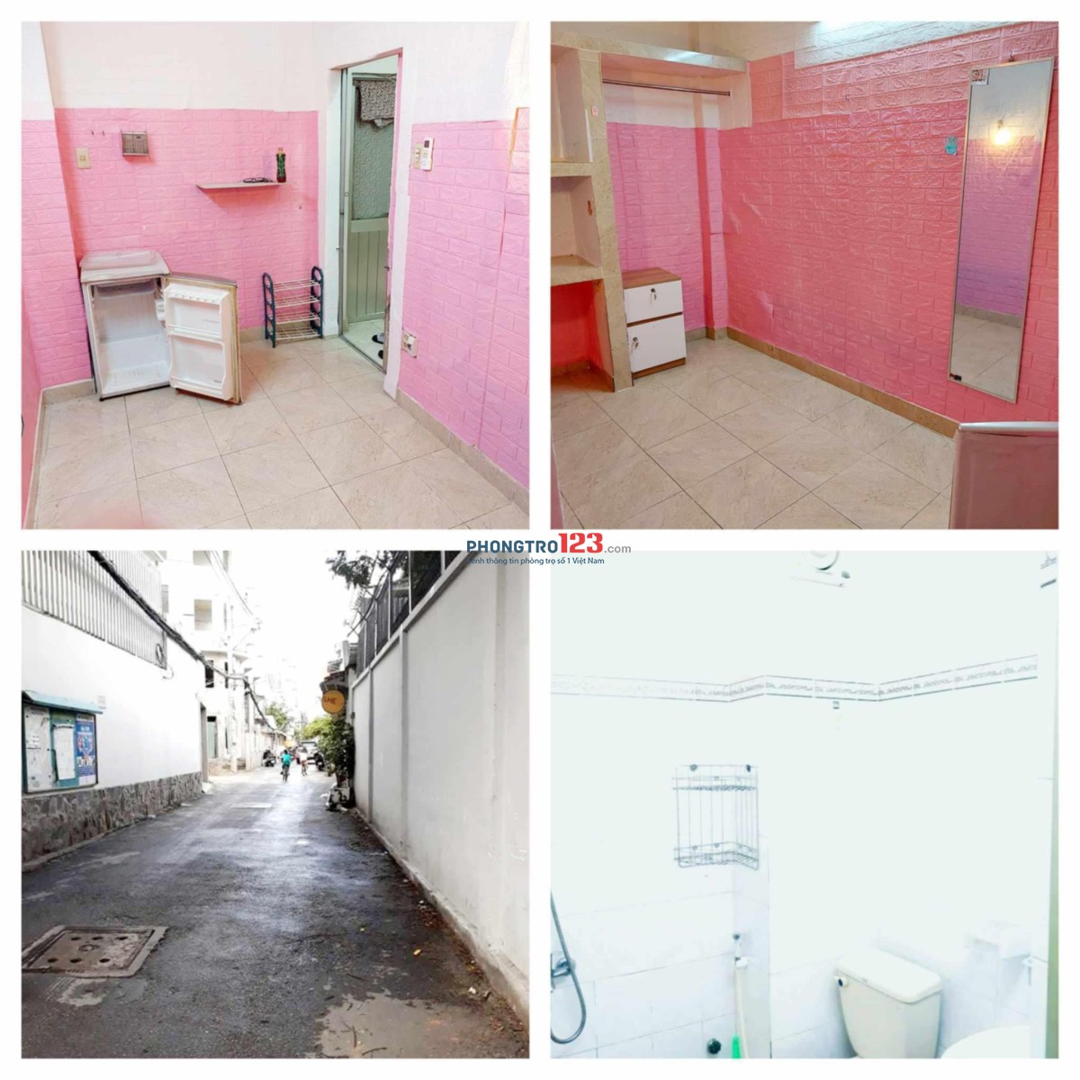Cho Thuê Phòng Trần Đình Xu Q1, full nội thất, mới tinh - giá 2tr7
