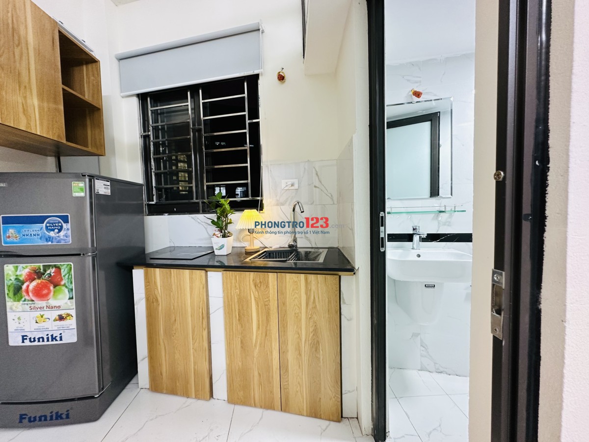STUDIO GÁC XÉP CHO THUÊ TẠI 44 TRẦN THÁI TÔNG, 30m2 rộng đẹp