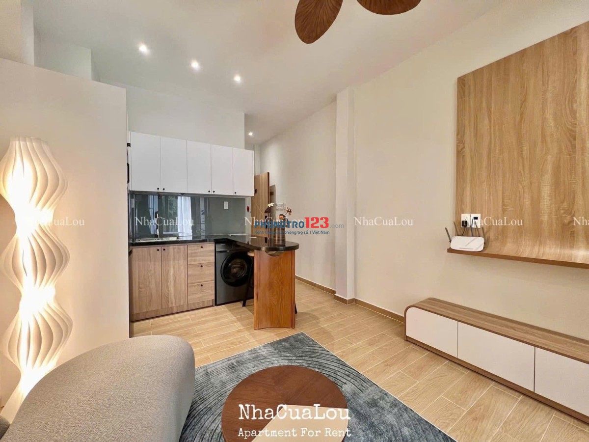 Cho thuê căn 1PN studio có ban công – Full nội thất cao cấp – Gần sân bay Tân Sơn Nhất, cv Gia Định