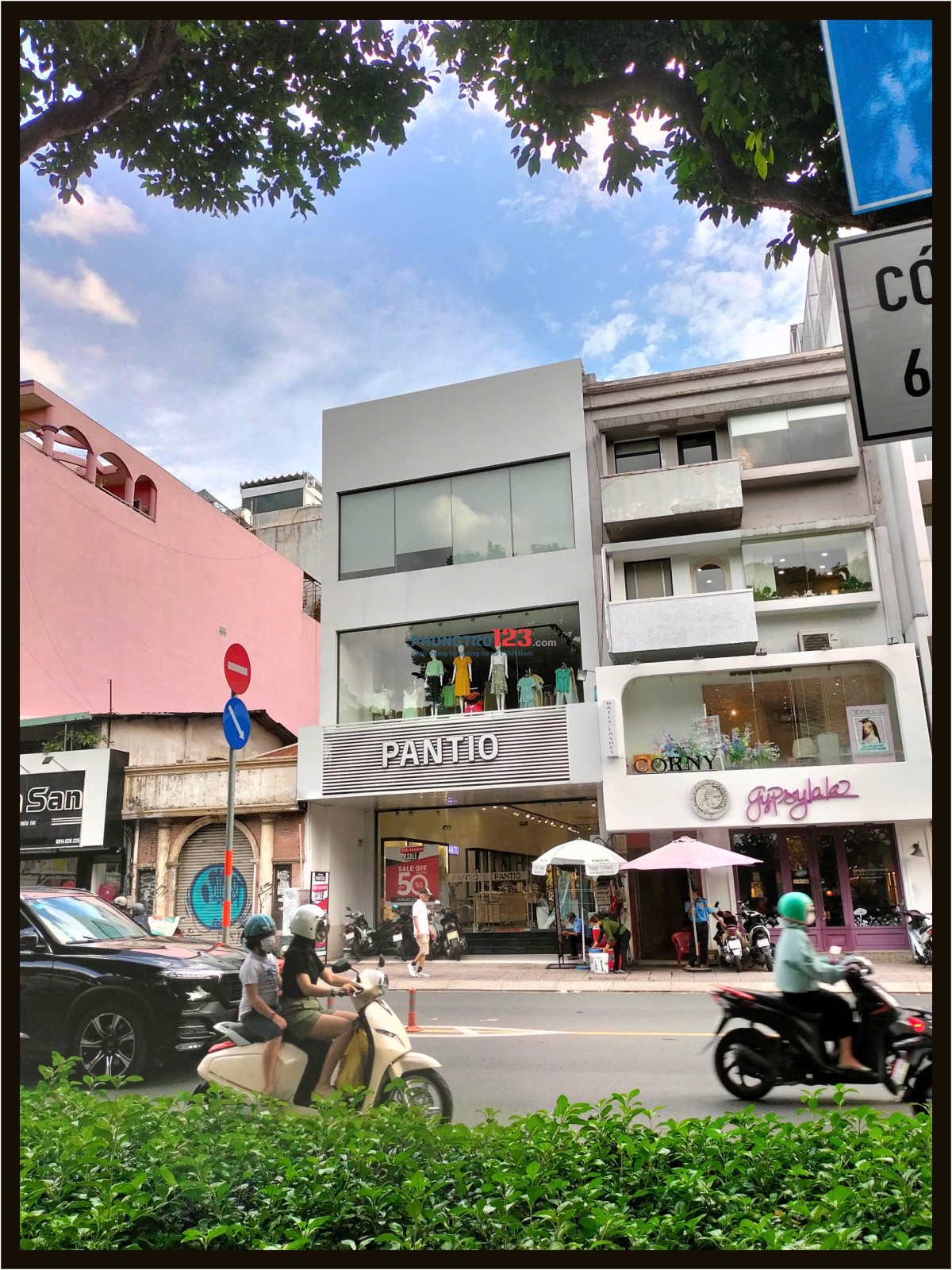 Cho thuê rẻ nguyên căn 7.2 x 24m 1 trệt 2 lầu Hai Bà Trưng Q3 TP.HCM