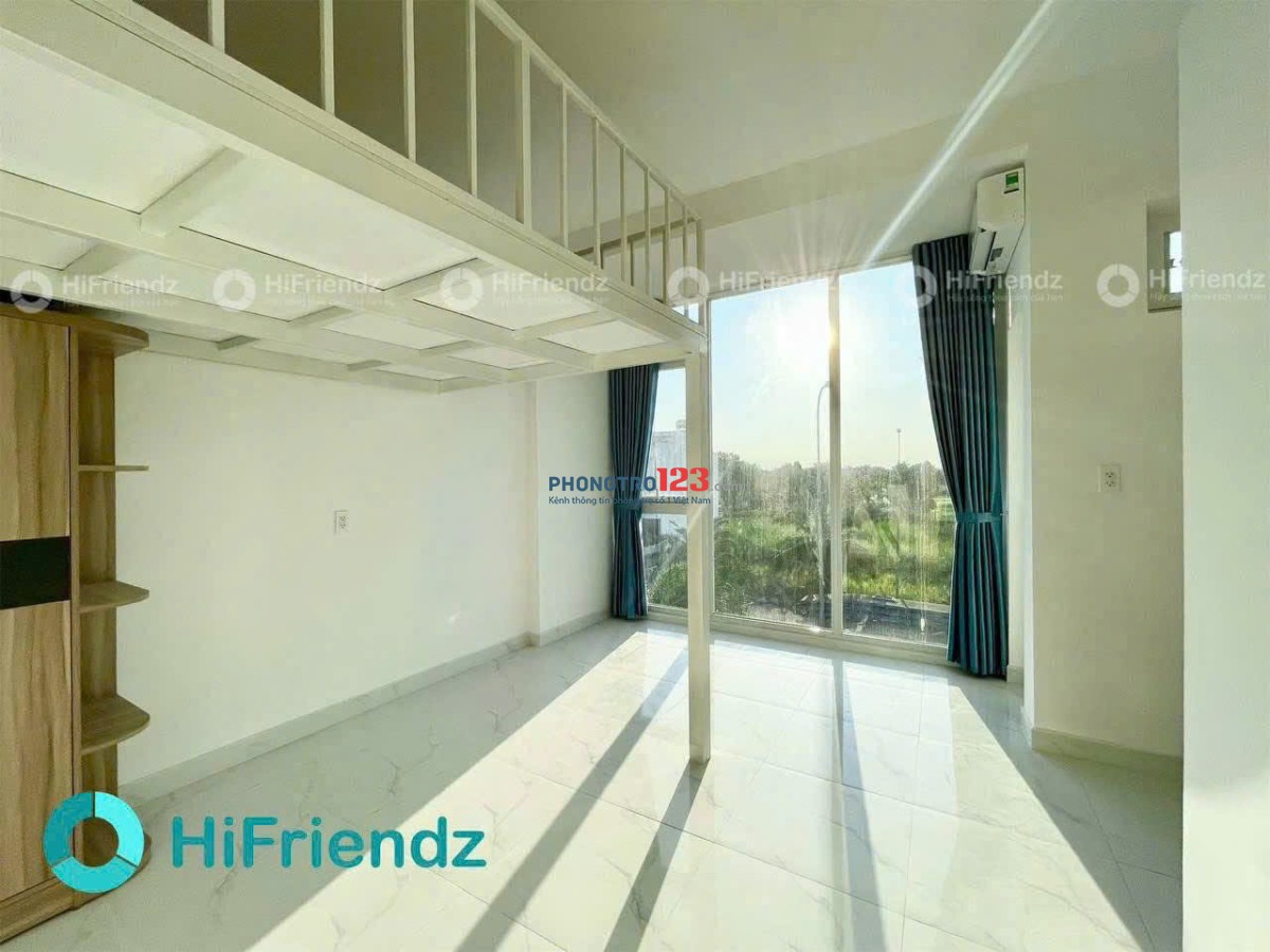 Cho thuê phòng trọ view đẹp, có gác + cửa sổ thoáng mát gần quận 7