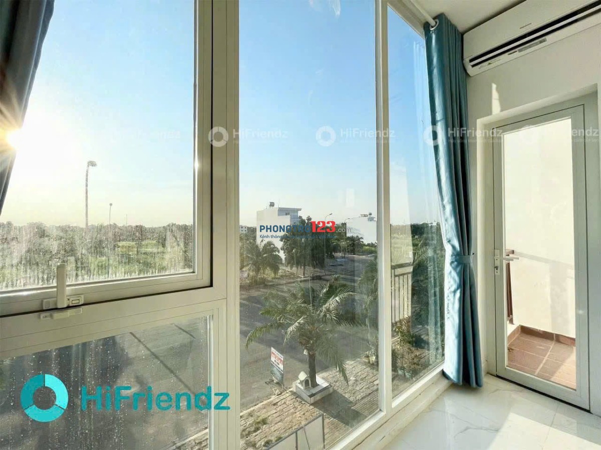 Cho thuê phòng trọ view đẹp, có gác + cửa sổ thoáng mát gần quận 7