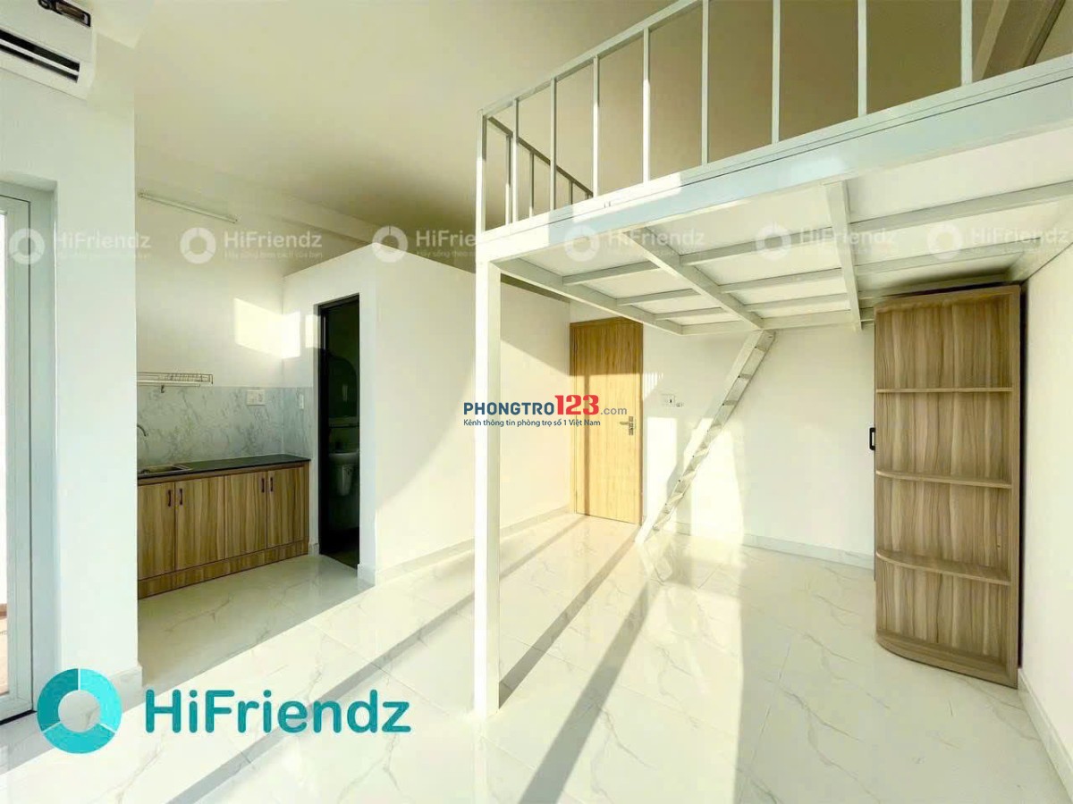 Cho thuê phòng trọ view đẹp, có gác + cửa sổ thoáng mát gần quận 7