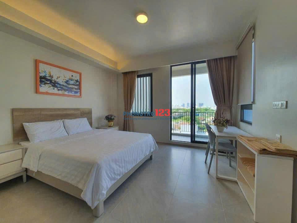 Chung cư Golden Mansion, Phổ Quang, PN: 1p ngủ, 1wc, full nt giá 10tr5