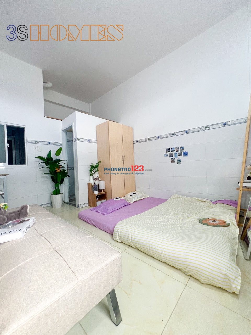Phòng không gác giá rẻ có ban công gần Nguyễn Văn Lượng, cuối Nguyễn Oanh, Nguyễn Văn Dung