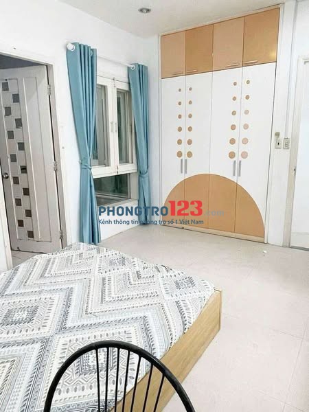 Cho thuê phòng cửa sổ thoáng Nơ Trang Long gần ĐH Văn Lang, chợ Bà Chiểu gần Q1, Phú Nhuận, Gò Vấp