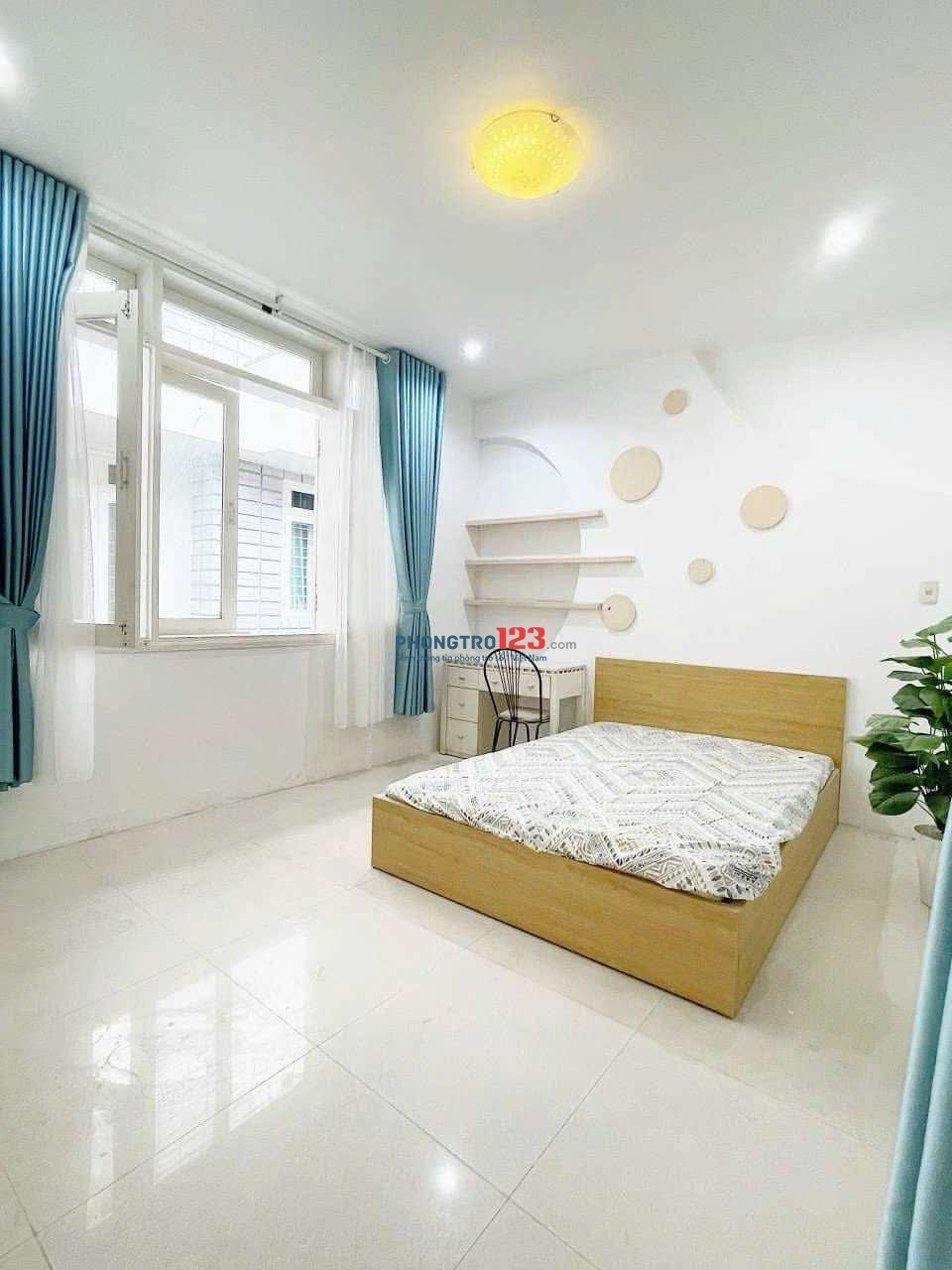 Cho thuê phòng cửa sổ thoáng Nơ Trang Long gần ĐH Văn Lang, chợ Bà Chiểu gần Q1, Phú Nhuận, Gò Vấp