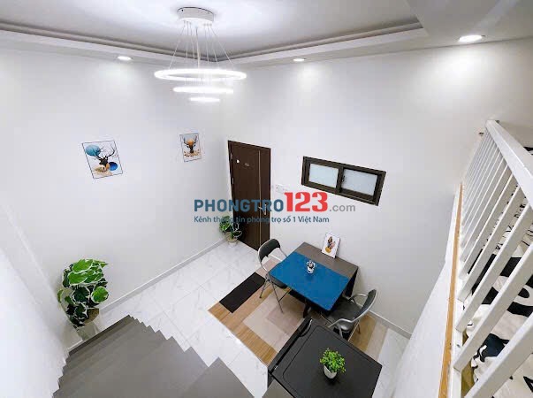 Cho thuê phòng có gác xinh xẻo, mới, sạch đẹp, yên tĩnh. Nguyễn Bặc, P3, Tân Bình.