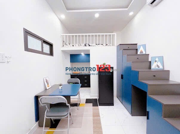 Cho thuê phòng có gác xinh xẻo, mới, sạch đẹp, yên tĩnh. Nguyễn Bặc, P3, Tân Bình.
