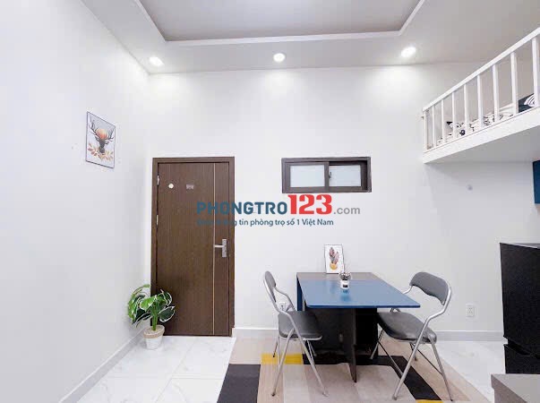 Cho thuê phòng có gác xinh xẻo, mới, sạch đẹp, yên tĩnh. Nguyễn Bặc, P3, Tân Bình.