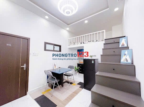 Cho thuê phòng có gác xinh xẻo, mới, sạch đẹp, yên tĩnh. Nguyễn Bặc, P3, Tân Bình.