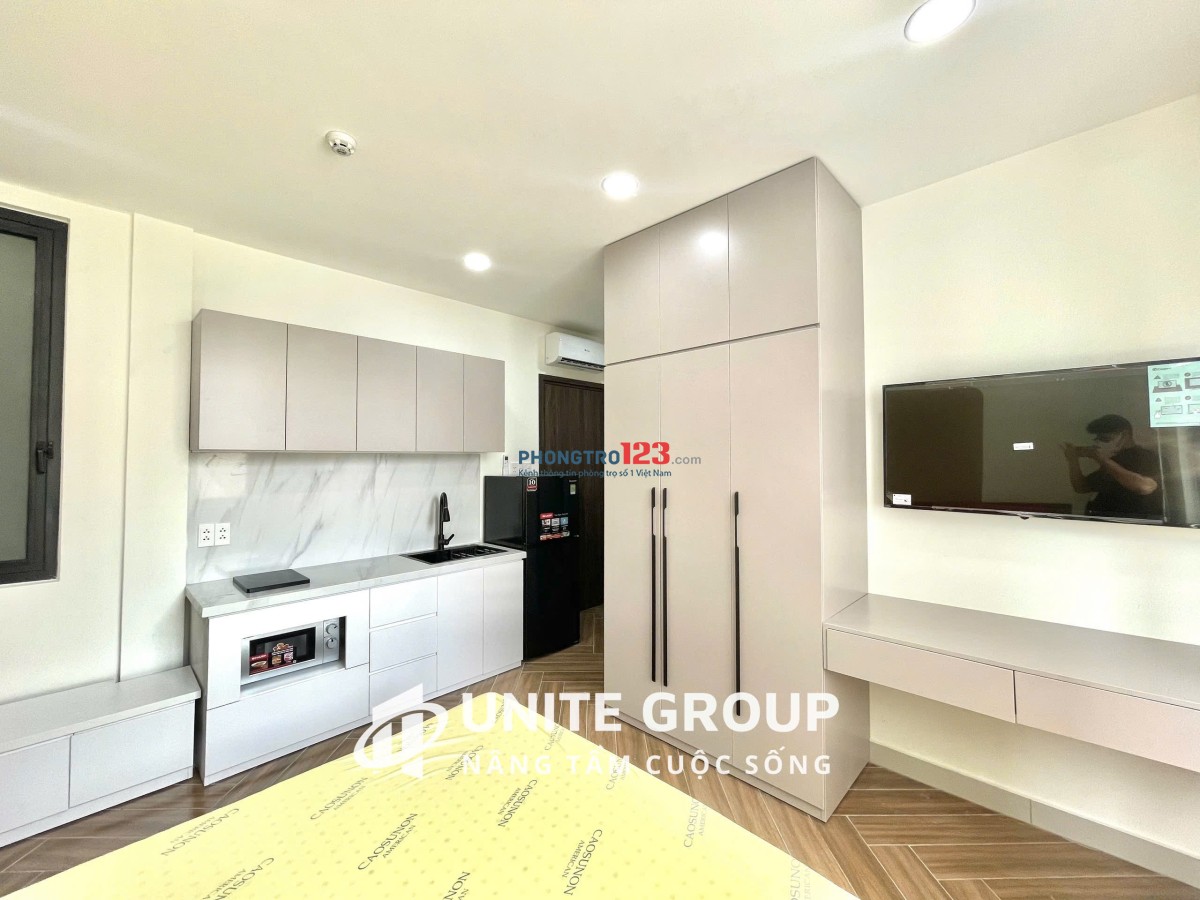 Cho thuê căn hộ studio full nội thất tại Dương Bá Trạc Q8, ngay cầu Nguyễn Văn Cừ