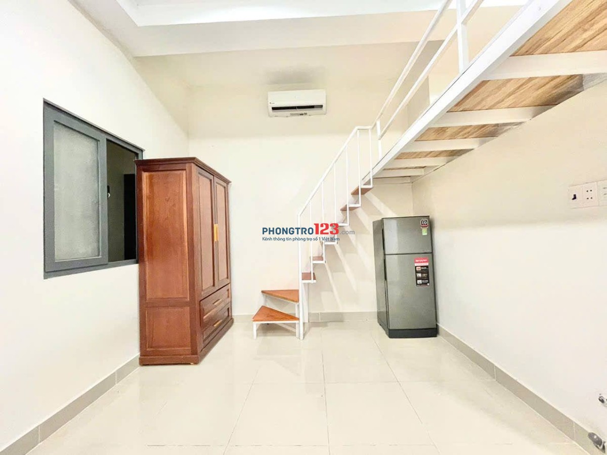 PHÒNG XINH XẮN CÓ GÁC FULL NỘI THẤT NGAY ĐH HUTECH, ĐH UEF, GTVT, Ở LIỀN